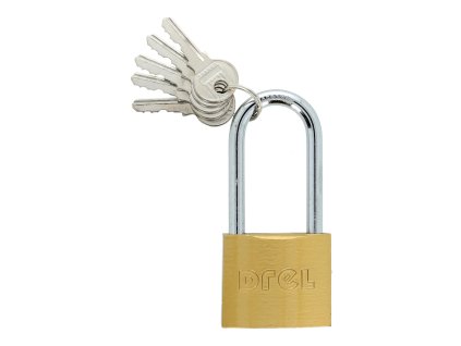 zámek visací 50mm prodloužený Ms 5kl.