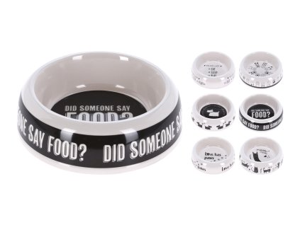 miska pro zvířata 18cm melamin mix dekorů