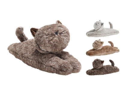 zarážka dveřní KOČKA 38cm polyester/závaží mix