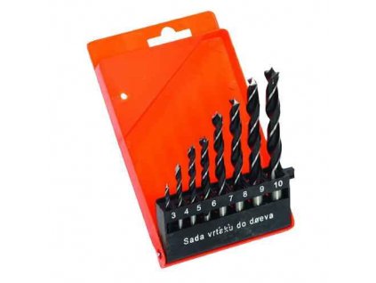 vrták do dřeva sada  3,0-10,0mm 8díl.