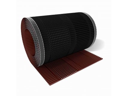 Pás hřebenový Alu CoroVENT M 300mm x 5m RAL 8017 světle hnědá