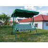 houpačka zahradní STRIPY II 170x110x153cm ZE/BÍ