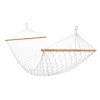 lehátko závěsné síťové 80x200cm, BÍ, dřevěné vzpěry