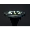 lampa solární zápustná podlahová 12cm PH/nerez