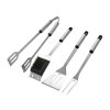 nářadí grilovací BBQ nerez sada 4díl.