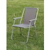 židle zahradní 53x47,5x39/75cm skládací kov/textil ANTR