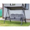 houpačka zahradní RUJANA 200x116x173cm se stolkem