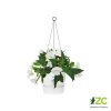 Obal Greenville Hanging Basket závěsný - white 24 cm