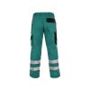 Kalhoty CXS LUXY BRIGHT, pánské, zeleno-černé (Velikost 46)