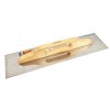 716906 Hladitko nerez hladke 500 x 130 mm drevena rukojet ENPRO 0a