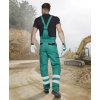 Kalhoty s laclem ARDON®COOL TREND s reflex. pruhy zelená (Velikost 46, Barva zelené odstíny)