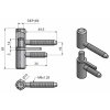 závěs dveřní 60mm zašr.s hřeb. Zn MO