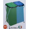 stojan na tříděný odpad  ECO-GLOBE 2 66x42x81cm