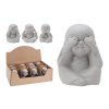 dekorace BUDDHA 7,5x7x8cm, cement, mix 3 dekory