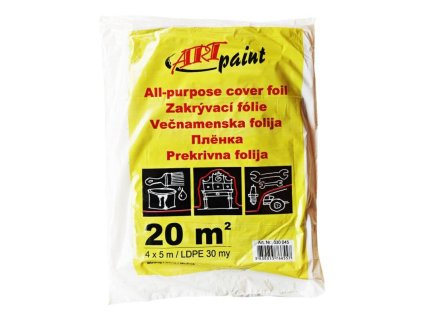 32943 166757 folie zakryvaci ldpe 30 m 4 x 5 m prusvitna 0z