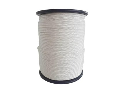 31401 150822 snura pletena s jadrem pa 6 mm 100 m bila enpro 0z