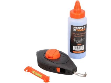 207779 snura zednicka s drzakem a kridou 3 ks 15 m faster tools