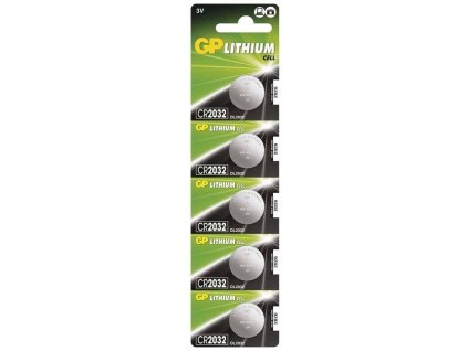11997 1 108833 baterie gp cr2032 lithiova 5bl blistr 0a