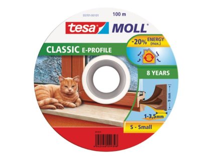 29868 1 148750 tesneni do oken a dveri guma e 9 x 4 mm x 100 m bile 0a