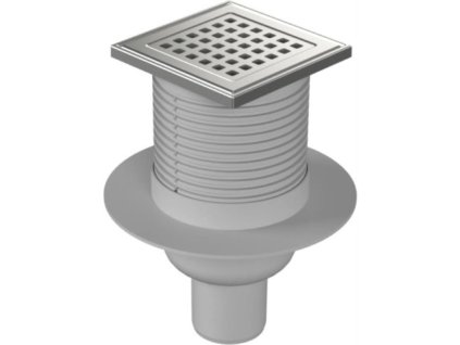 30684 1 149707 vpust podlahova spodni d 50 mm limec nerez mrizka gate enpro 0z