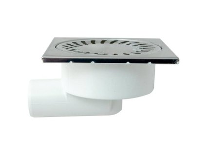 30699 1 149724 vpust podlahova spodni neptun d 50 55 mm nerez ramecek mrizka sun bila enpro 0z