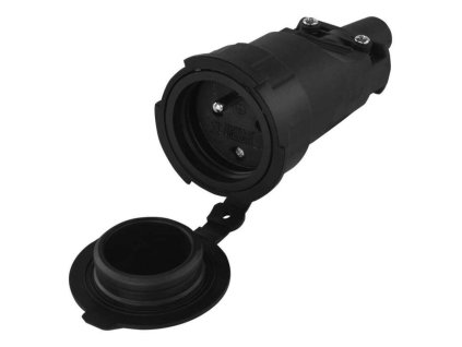 11883 1 108392 zasuvka gumova 250v 16a max cerna 0a