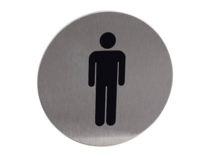 29502 1 148312 znak rozlisovaci wc muzi 75 mm samolepici nerez 0z
