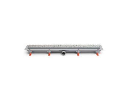 136266 zlab podlahovy linearni 850 mm d 40 mm bocni drops mat enpro