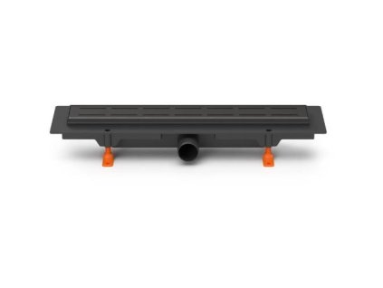 136806 zlab podlahovy linearni cerny 450 mm bocni d 40 line cerna