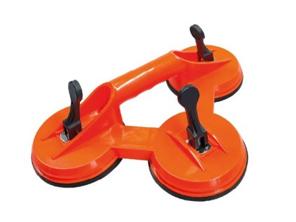 307385 drzak podtlakovy sklenarsky trojity plast