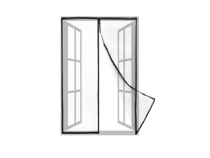 308615 dverni zaves proti hmyzu magneticky 220x100cm antracit