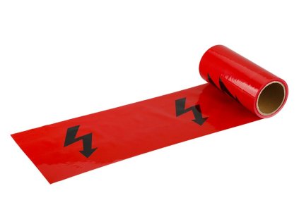 308369 folie vystrazna el vedeni 22cmx20mx0 07mm