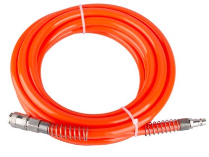 310349 hadice vzduchova spiralova s rychlospojkami 10mmx5m 8atm