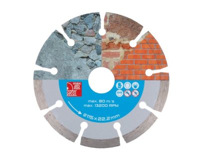 301787 kotouc diamantovy diamant 115x1 8x22 2mm segment