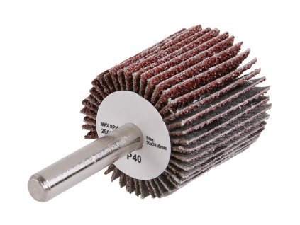 302219 kotouc lamelovy brusny 30x30x6mm p40 stopka