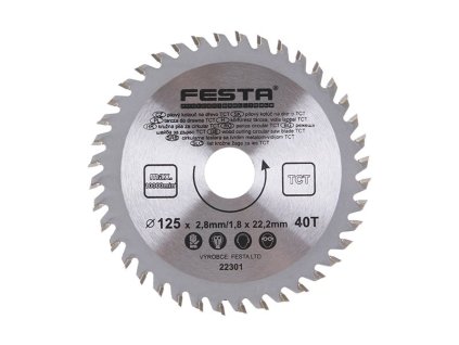 303044 kotouc pilovy festa sk 125 2 8 22 2 mm40t