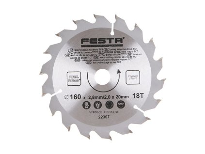 303056 kotouc pilovy festa sk 160 2 8 20mm 18t