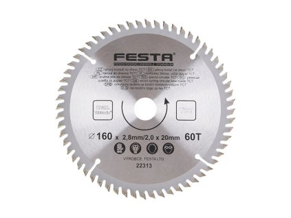 303071 kotouc pilovy festa sk 160 2 8 20mm 60t