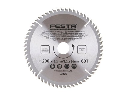 303101 kotouc pilovy festa sk 200 3 2 30mm 60t