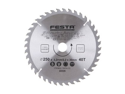 303119 kotouc pilovy festa sk 250 3 2 30mm 40t