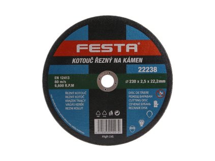 302924 kotouc rezny festa na kamen 230x2 5x22 2mm