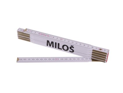 295292 metr skladaci 2m milos profi bily drevo