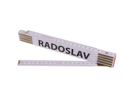 295316 metr skladaci 2m radoslav profi bily drevo