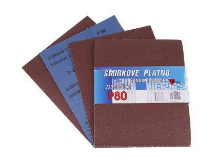 302066 platno smirkove 230x280mm p80 10ks