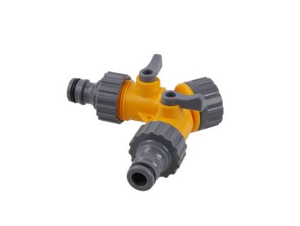 309368 rozdvojka rosa s ventily 3 4 quot na 2 rychlospojky