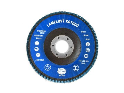 356258 1 122140q lamelovy brusny kotouc zirkon 115 x 22 mm zrnitost 40 0a