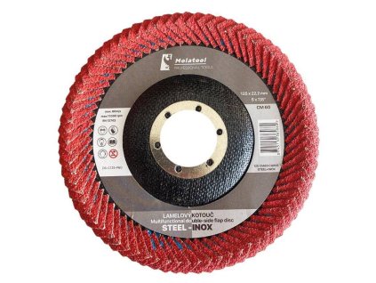 18783 122766 kotouc oboustranny lamelovy brusny profi 125 p60 keramika 0z