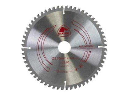 36372 kotouc pilovy na hlinik 210 x 2 5 x 30 mm z 60 stayer