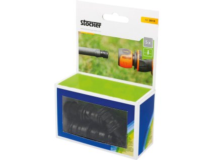 164433 spojka pr 13 16 mm pro pripojeni zahradni hadice 5 ks stocker