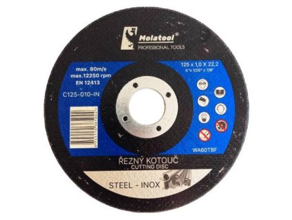 145538 1 kotouc rezny 125 x 1 0 x 22 2 mm molatool profi